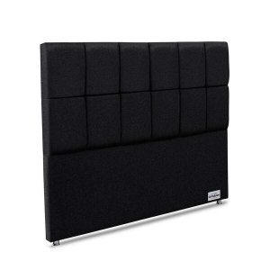 Cabeceira Queen Piave Linho Preto 160X125X12 Ortobom