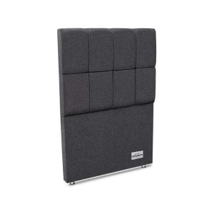 Cabeceira Solteiro Piave Linho Cinza 090X125X12 Ortobom