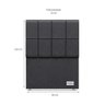 Cabeceira Solteiro Piave Linho Cinza 090X125X12 Ortobom - 2