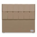 Ver imagem 2 de Cabeceira Casal Piave Veludo Bege 140X125X12 Ortobom
