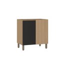 Ver imagem 1 de Balcão Modulado Canto Reto (sem Tampo) 1 Porta Slim Luciane