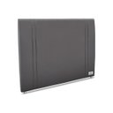 Ver imagem 1 de Cabeceira Queen Tamisa Veludo Cinza 160X125X8 Ortobom