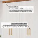 Ver imagem 4 de Guarda-Roupa Casal 6 Portas com Pés 199cm 100% MDF Paraty Espresso Móveis Bege/Cinamomo/Grafiatto