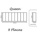 Ver imagem 5 de Cabeceira Modular E Box 20x60 Em Material Sintético Marrom