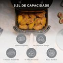 Ver imagem 7 de Fritadeira Elétrica Midea 5,5 Litros Widemax Preta e Inox 220v