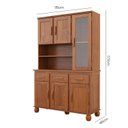 Ver imagem 3 de Kit Cozinha 6 Portas 3 Gavetas Clean Marrom/Cedro Acetinado