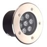 Balizador Luminária LED Chão 7W Ø12x9 Embutir Ip 66 Klles7320 - 1