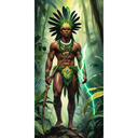 Ver imagem 1 de Adesivos Orixás Realista:oxóssi