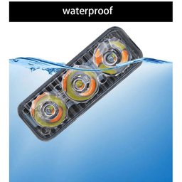Par Barra Led Drl Luz Diurna Dual Color 9 Led's Branco Seta Distribuído FRC Magazine - 4
