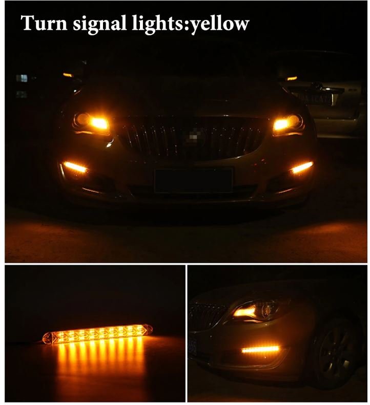 Par Barra Led Drl Luz Diurna Dual Color 9 Led's Branco Seta Distribuído FRC Magazine - 6