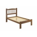 Ver imagem 2 de Cama de Solteiro de Madeira com Palitos Torneados Kasper - Imbuia