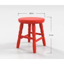 Ver imagem 5 de Conjunto Infantil Dalas Mesa com 4 Banquetas - Colorido