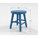 Ver imagem 4 de Conjunto Infantil Dalas Mesa com 4 Banquetas - Colorido