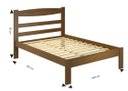 Ver imagem 3 de Cama de Casal de Madeira Reta Kasper - Imbuia