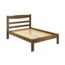 Cama de Casal de Madeira Reta Kasper - Imbuia - 2