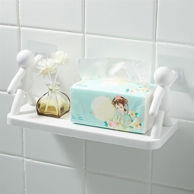 Suporte Organizador Cozinha Banheiro Plástico com Adesivo - 5