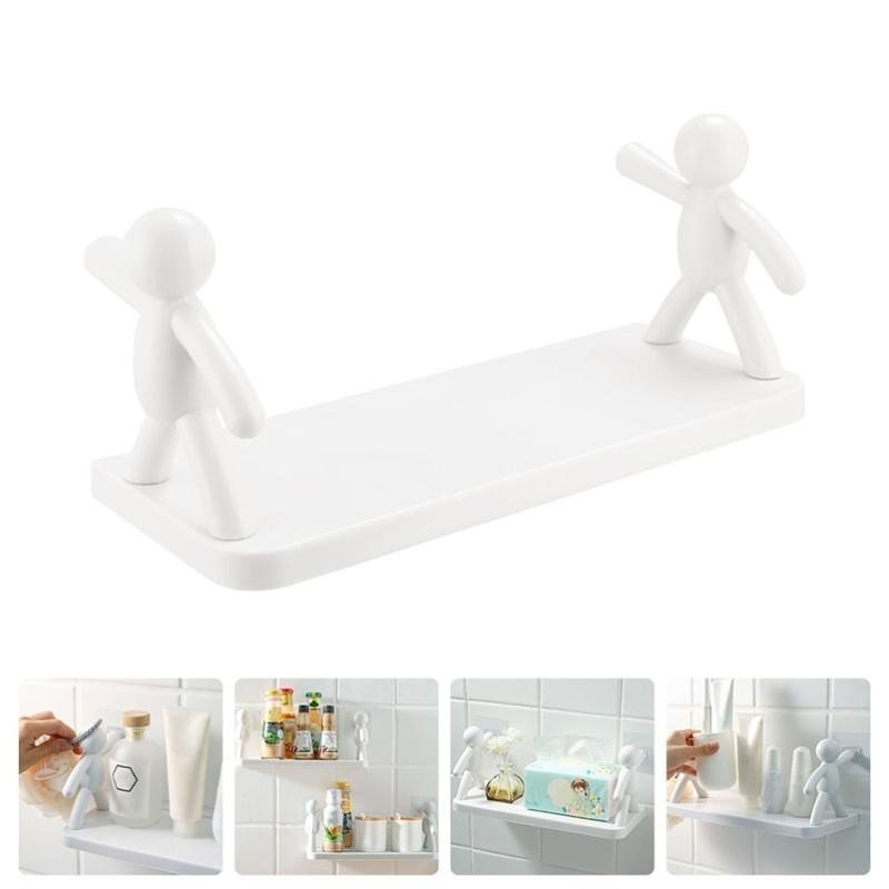 Suporte Organizador Cozinha Banheiro Plástico com Adesivo - 3