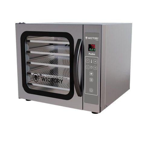 Forno de Convecção para Pudins 5 Assadeiras Modelo Wcpp-535D Com Vapor Linha Especial Pudim