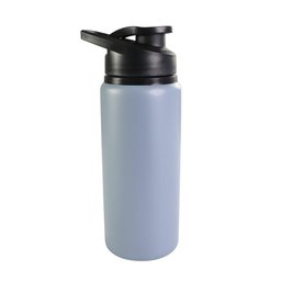 Garrafa Squeeze de Alumínio 600ml com Alça - Cinza - 6