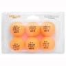 BOLAS DE TÊNIS DE MESA 2 ESTRELAS LARANJA - 1