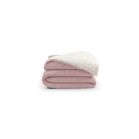 Coberdrom Soft King 1 Peça 230x280cm 100% Poliéster Sherpa de Carneiro Rosa Valle Distribuidora