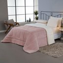 Ver imagem 3 de Coberdrom Soft King 1 Peça 230x280cm 100% Poliéster Sherpa de Carneiro Rosa Valle Distribuidora
