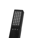 Ver imagem 3 de Chuveiro Quadrado Articulável Preto com Chuveirinho Limpeza Automática Aquecedor a Gás ou Solar