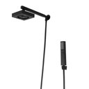 Ver imagem 6 de Chuveiro Quadrado Articulável Preto com Chuveirinho Limpeza Automática Aquecedor a Gás ou Solar