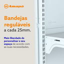 Ver imagem 6 de Gondola Centro 137 Amapa Fit Kit 3 Metros 2 Ponta Branco Pe Az - Amapá