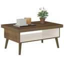 Ver imagem 1 de Mesa de Centro Sala 91 Cm Lucca 3840 Pinho Off White Arly