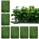 Ver imagem 4 de Kit 6 Jardim Vertical Artificial Buxinho Realista com Proteção contra Raios UV