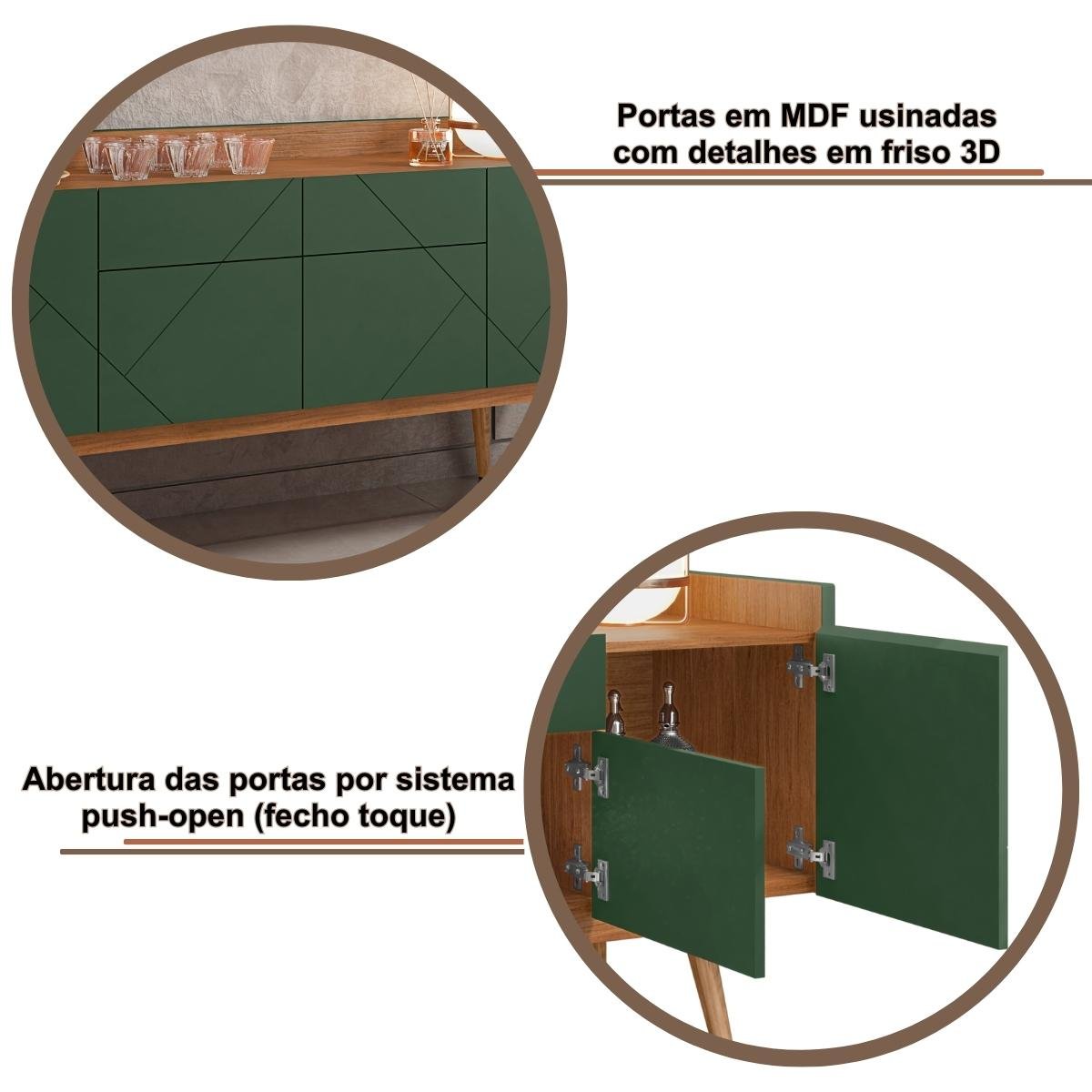 Credenza buffet cucina 80x90x45 cm. Mobiletto multiuso 90 cm olmo con 2 ante