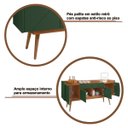 Ver imagem 7 de Buffet Aparador Sala Estar Veneza 4 Portas Cedro/Verde Oliva