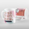 Caneca flork meme assistente social - 1