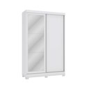 Ver imagem 1 de Guarda Roupa 2 Portas de Correr e 2 Gavetas C-espelho e Pés N571 Branco - Kappesberg