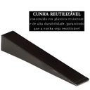 Ver imagem 6 de Cunha Plástica Preta para Aplicação em Assentamento Pisos Azulejos 50 Un + Nivelador para Piso Verde