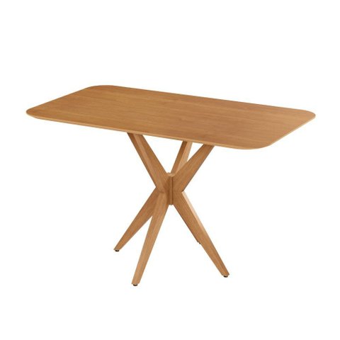 Mesa de Jantar Simpatia Tampo Retangular 120x80cm Mdf Jcm