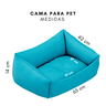 Kit Pet Com Cama Cachorro Gato M 57X37 Não Atrapalhe O Sono - 4