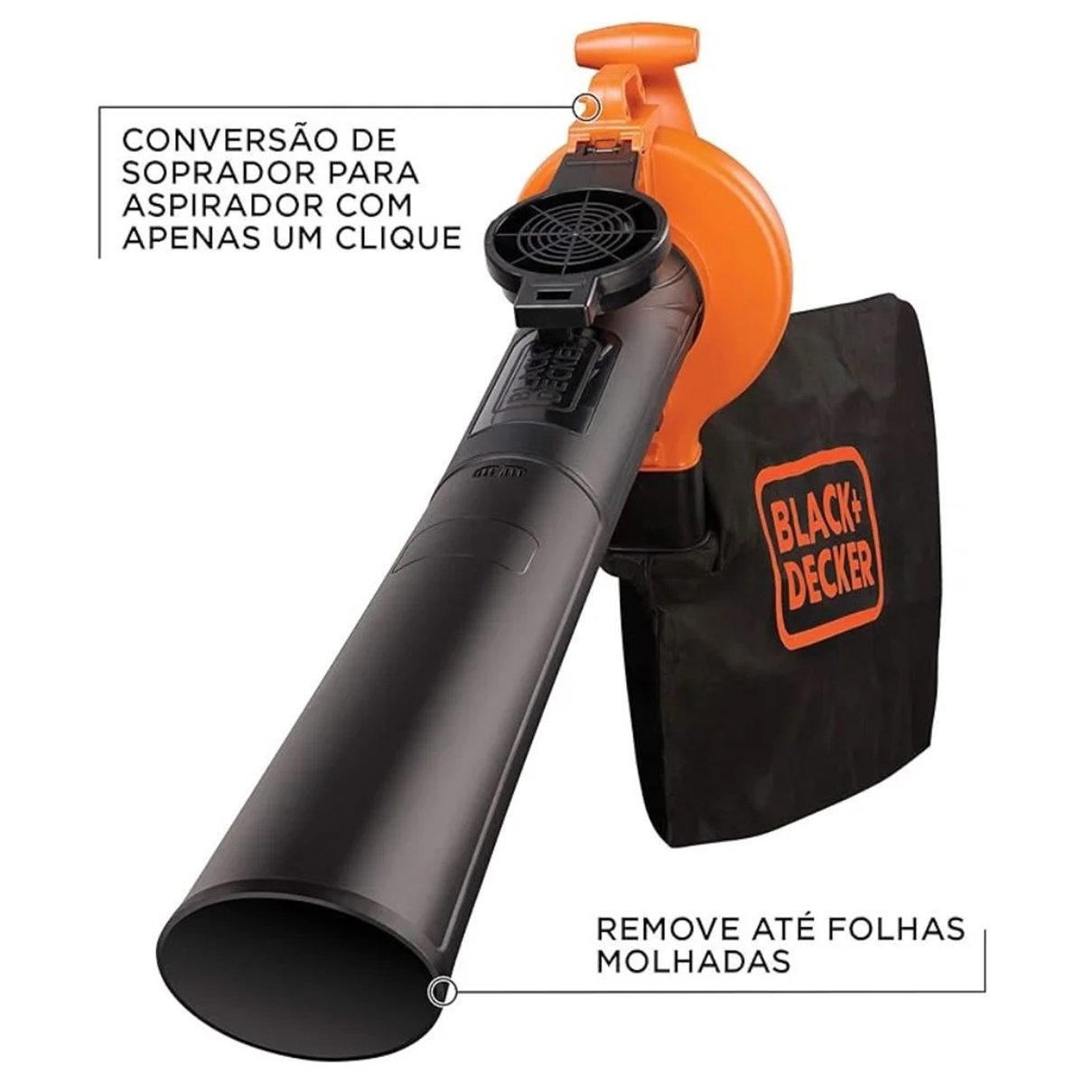 Aspirador, Soprador, Triturador Black+decker Bv25 2500w 127v - 7