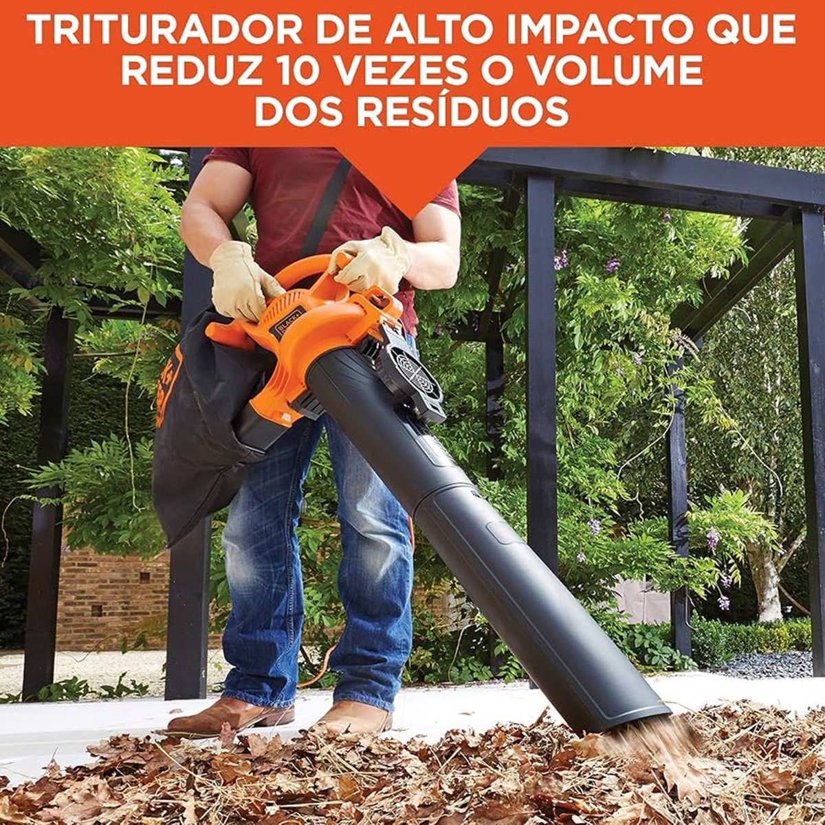 Aspirador, Soprador, Triturador Black+decker Bv25 2500w 127v - 3