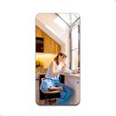 Ver imagem 2 de Espelho Decorativo Retangular Orgânico Lapidado 55x75cm Moderno Grande de Parede com Suporte