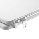 Ver imagem 6 de Assento Sanitário Tampa de Vaso Madeira Mdf Laqueado Calypso para Bacia Incepa 6lpf - Branco