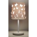 Ver imagem 2 de Abajur Infantil Borboletas Duplo -Base Branca 20x41 - Branco