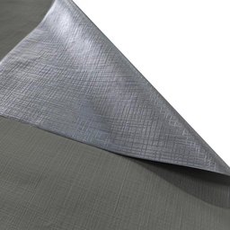 Cortina Corta Luz 4,00m X 1,80m 100% Blackout PVC Cinza Para Sala Ou Quarto Para Varão Simples - 5