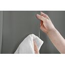 Ver imagem 3 de Cortina Corta Luz 4,00m X 1,80m 100% Blackout PVC Cinza Para Sala Ou Quarto Para Varão Simples