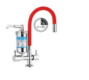 Torneira Gourmet Vermelha de Mesa com filtro - 4474 C-59 - Pérola - Kelly metais - 2