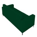 Ver imagem 7 de Sofá Living Decorativo Houston 2 Lugares 180cm Pés em Metal Veludo Verde G33 - Gran Belo