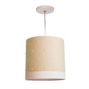 Ver imagem 1 de Lustre Pendente Infantil Pérolas - 25X25 Crú