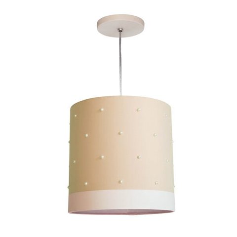 Lustre Pendente Infantil Pérolas - 25X25 Crú