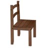 Kit com 6 Cadeiras Avulsas Madeira Maciça - Chocolate - 2